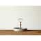 Hello Honey® 11'' Round Metal & Wood Tray with Handle
